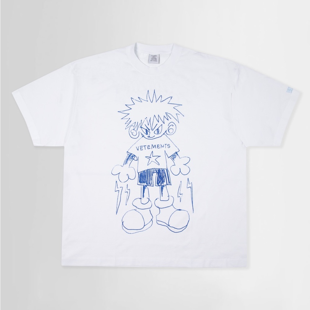 Vetements Scribbled Teen T Shirt